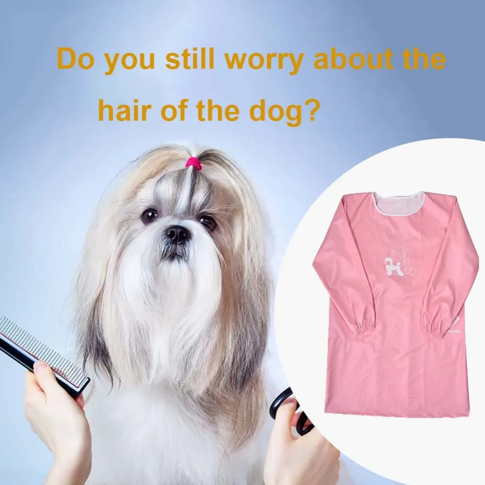 3 Color Pet Apron Pet Grooming Beauty Gown Pet Beautician Smock