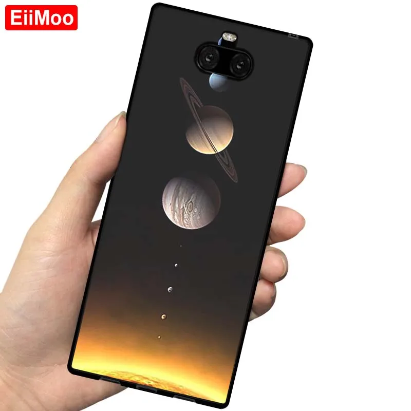 EiiMoo силиконовый чехол-накладка для sony Xperia 10 Plus, матовый тонкий мягкий ТПУ чехол-накладка для sony Xperia 10, чехол-накладка - Цвет: 40