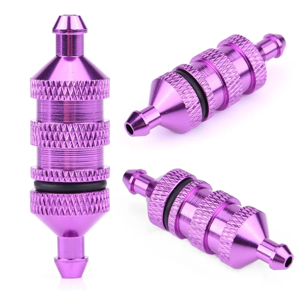 RC Oil Fuel Filter Alloy Aluminum Oil Nitro Fuel Filter Fit for 1//8 1//10 Scale RC Crawler Buggy Car Upgrade Parts Blue
