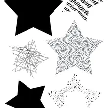 Немецкая звезда чистый штамп для скрапбукинга прозрачный силиконовый резиновый DIY Фотоальбом Декор H25
