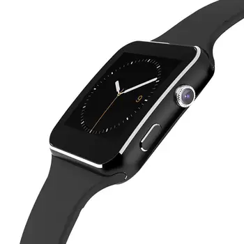 

X6 Curved HD Camera SIM Card Call Sleep Monitor Built-in Apps Smart Watch for Android Smartphone
