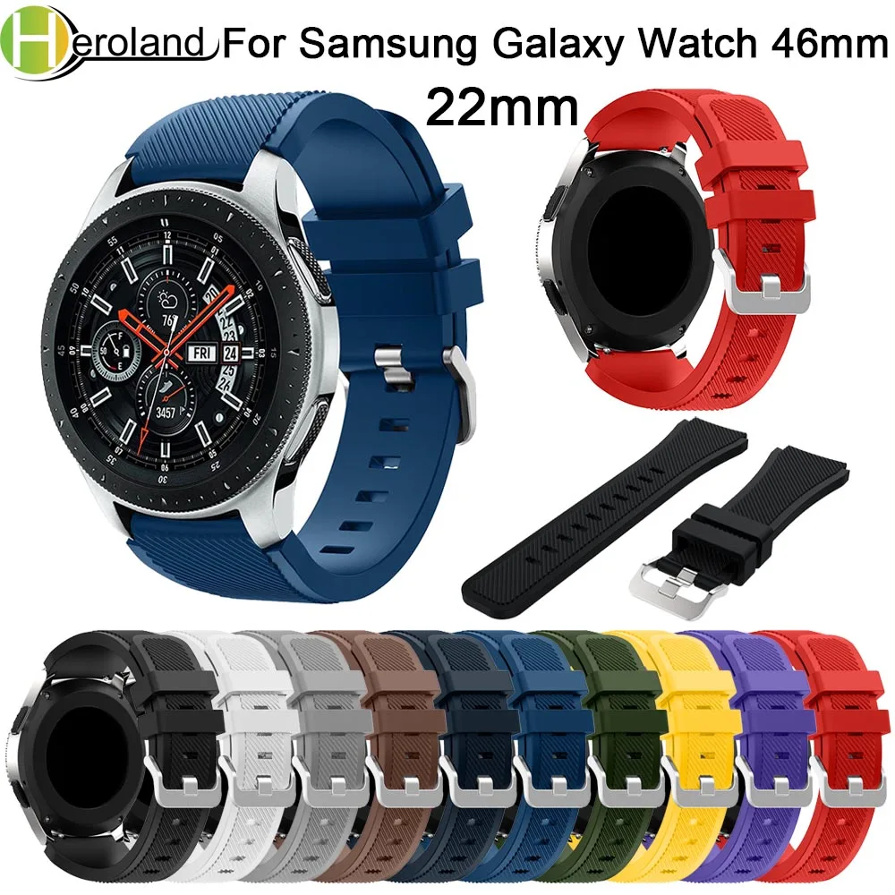 Ремешок для Samsung Galaxy watch 46 мм сменный Браслет Gear S3 Frontier Classic 22 мм|Ремешки часов| |