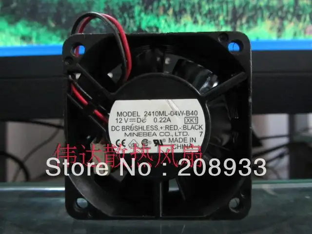 

For NMB 6025 DC 12V 0.22A 2410ML-04W-B40