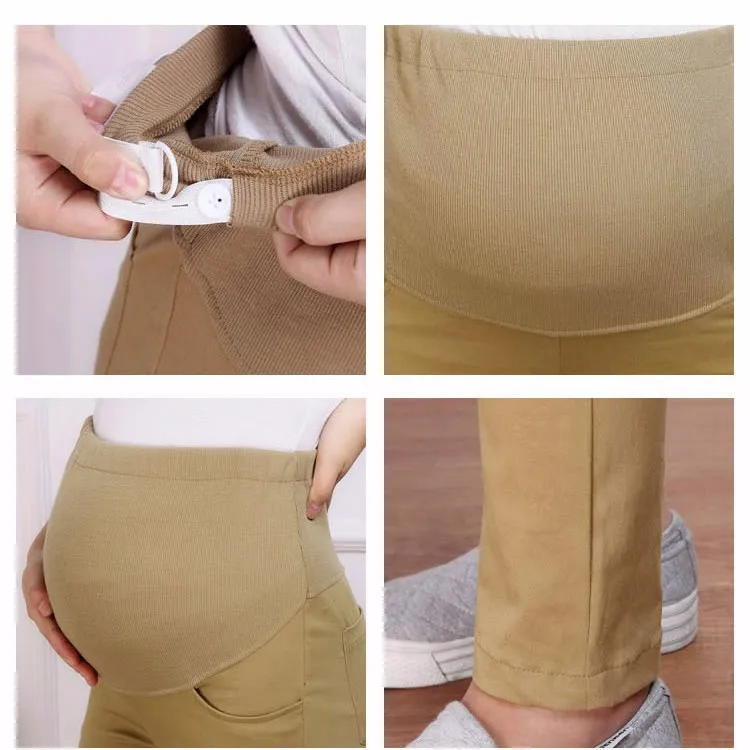 Хлопковые Штаны для беременных, брюки для беременных, облегающие леггинсы для беременных, Подушка для беременных, YK18