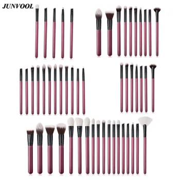 

Pro Eye Shadow Makeup Brushes Set Foundation Contour Powder Eyebrow Nose Lip Blending Fan Cosmetic Beauty Make Up Brush Tools