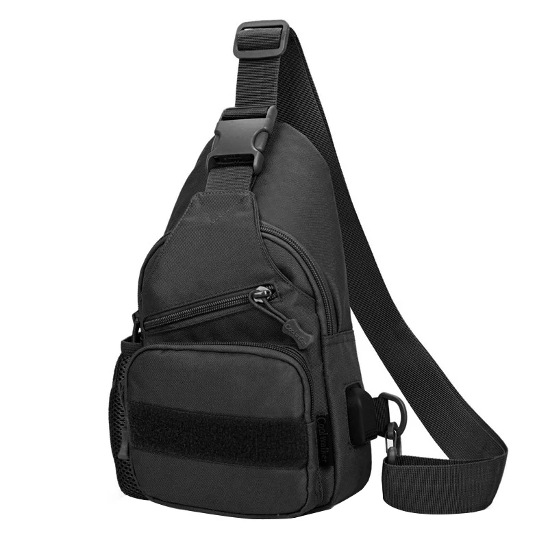 New Unisex bag trend USB cable fashion shoulder bag crossbody bag
