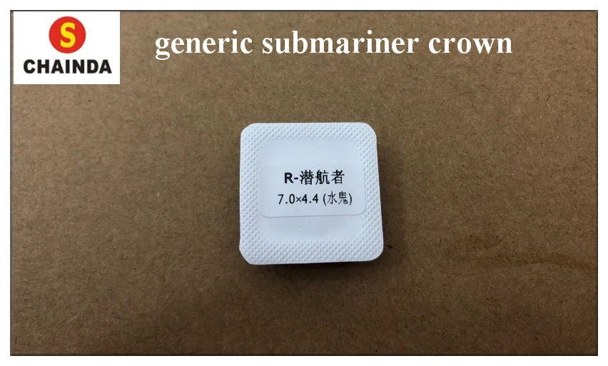 1 шт. 7 мм винт на короне для 3135 RLX Sub Mariner серебро и золото универсальная Водонепроницаемая коронка для ремонта часов