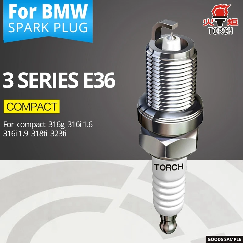 TORCH spark plugs for BMW 3 series E36 compact 316g 316i 318ti 323ti