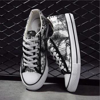 

Men Vulcanize Shoes Mens Flats Breathable Camouflage Student Fashion Classic Outdoor Canvas Shoes for Man Zapatos De Hombre