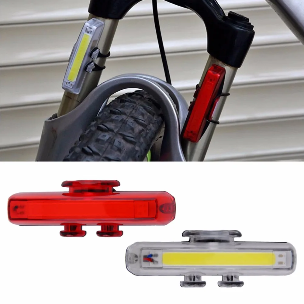1 Set 6 Flash Mode Bike Front Rear Tail Head LED Light Mini Taillight