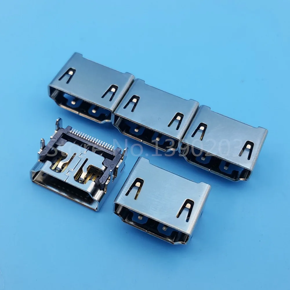 50 шт. HDMI гнездовой 19Pin разъем SMT припоя типа PCB монтажный разъем|connector hdmi|connector