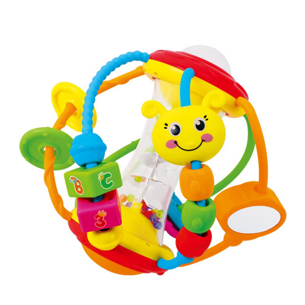 Детские игрушки 0-12 месяцев погремушки мобильные телефоны цвет колесо для бисера погремушки Игрушка на коляску