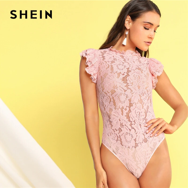 SHEIN بقماش شفاف انقطاع ارتداءها المرأة منتصف الخصر الأسود الصلبة داخلية مثير السباغيتي حزام نحيل ارتداءها دون مجموعة الملابس الداخلية