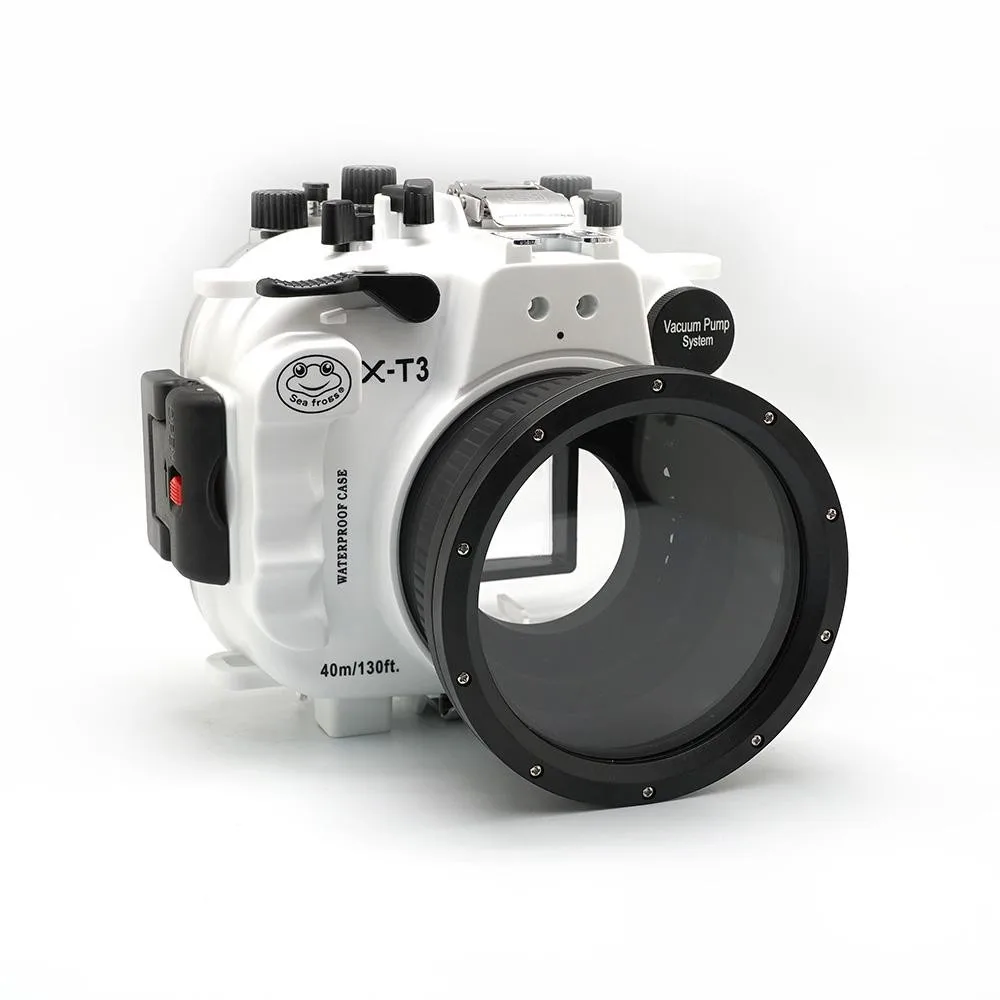 Водонепроницаемый чехол для подводной камеры fp.1 Fujifilm 40 м/130 футов белый и черный