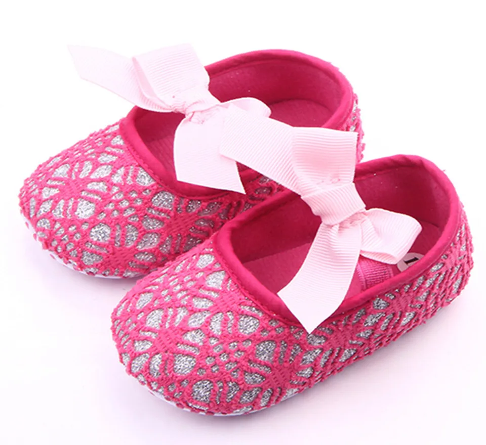 Cute Mesh Sapatinho Bebe Girl Baby Shoes Bowknot Toddler Party Dance