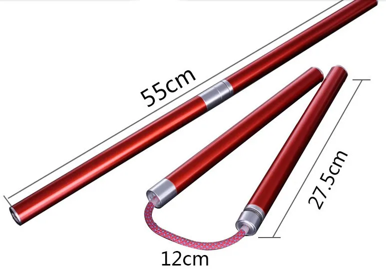 

Suzakoo two-in-one stick alloy combination martial art product KungFu Performance beginner practice tool