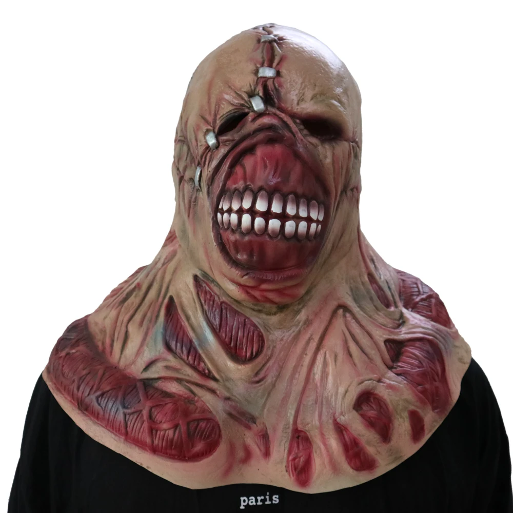 

Halloween Mask Cosplay Zombie Masks Scary Latex Masks Horror Bald Tyrant Cosplay Toy Movie Props Terror Toys Fancy Party Costume