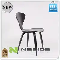 111 Natural side chair walnut or ash wooden Norman Cherner Chair Plywood chairs red black white dining chair free shipping
