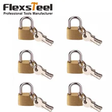 6 шт. 20 мм маленький металлический замок мини латунный маленький замок для дорожной сумки чемодан сумка замки с ключом противоугонные замки