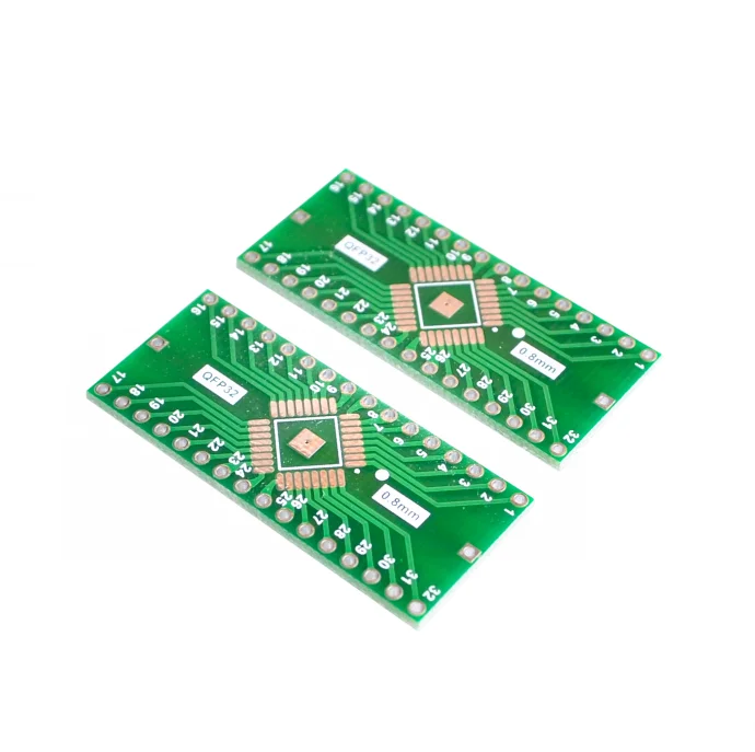

10pcs/lot Turn QFP32 DIP32 TQFP LQFP EQFP adapter plate spacing of 0.8 mm pin decoupling filtering