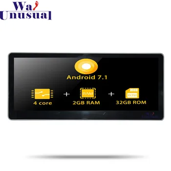 

WANUSUAL Android 7.1 Car GPS Navigation For AUDI A4L 2017 NO DVD Player Auto Radio Double Din MP4 Media Center Quad Core Video