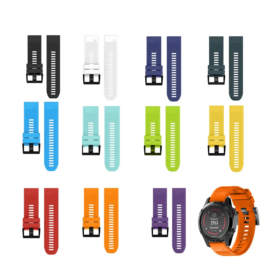 XBERSTAR-Strap-Watchband-for-for-Garmin-Fenix-5X-for-Garmin-Fenix-3-3-HR-GPS-Watch