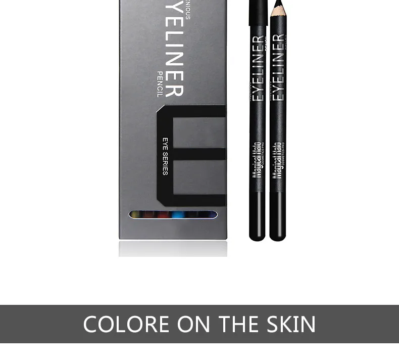 12ColorsSet Waterproof Eye Liner Pencil Brand New Professional Long Lasting Eyeliner Eye Shadow Makeup Beauty Pen Tools (13)