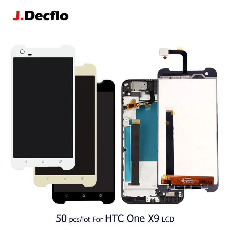 

50 pcs/lot LCD Display For HTC One X9 Touch Screen Digitizer Assembly Replacement Repair Parts With/No Frame 5.5 inch Original