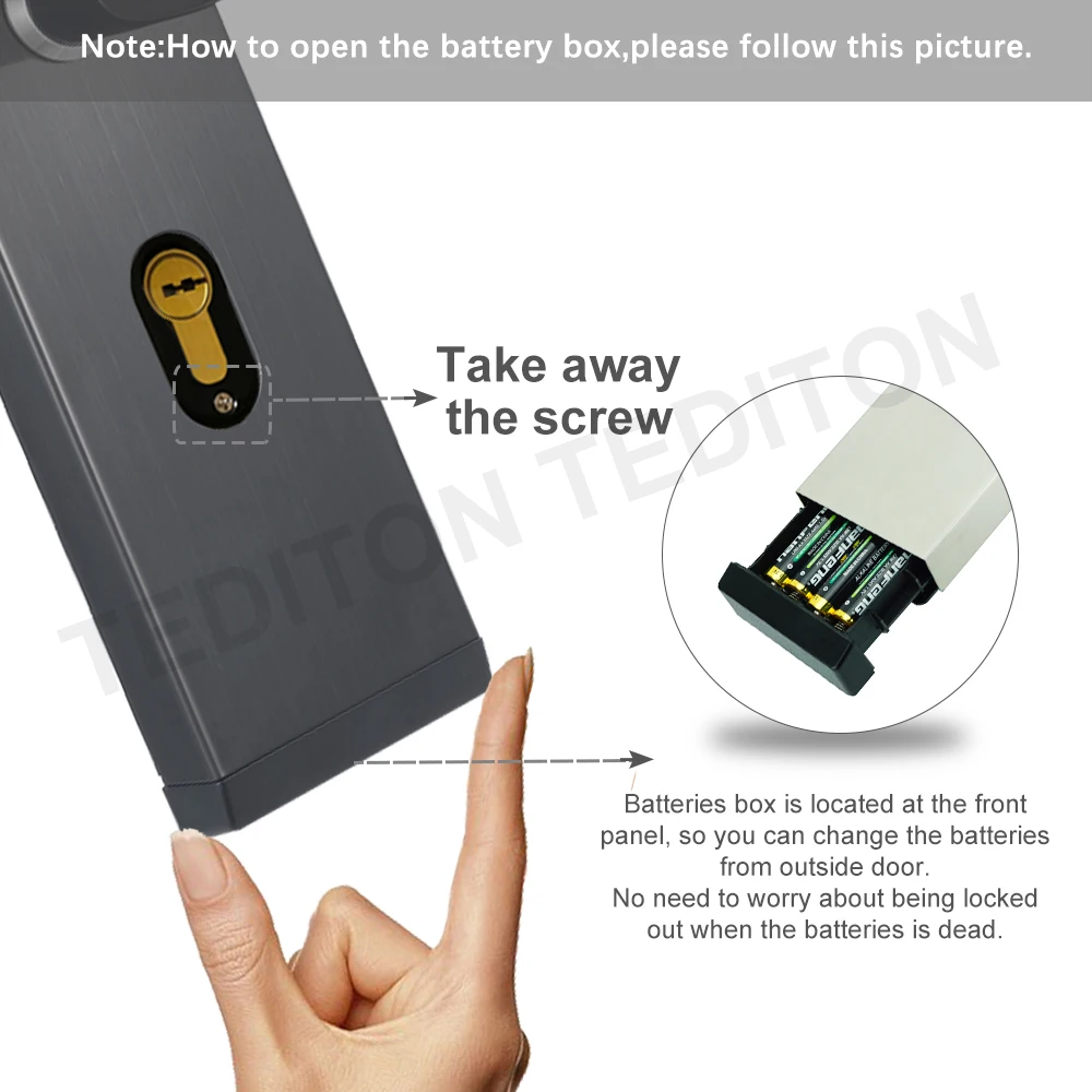Электронный дверной замок приложение WIFI Smart Touch Screen Lock цифровой код клавиатуры