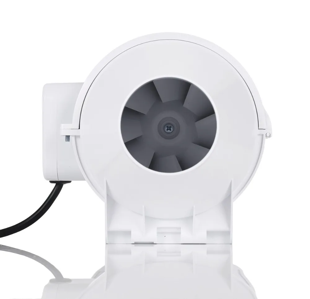  3''High Efficiency Home Inline Duct Fan with Dual Speed Control Switch Ventilation Extractor Fan for Kitchen Bathroom Supplies