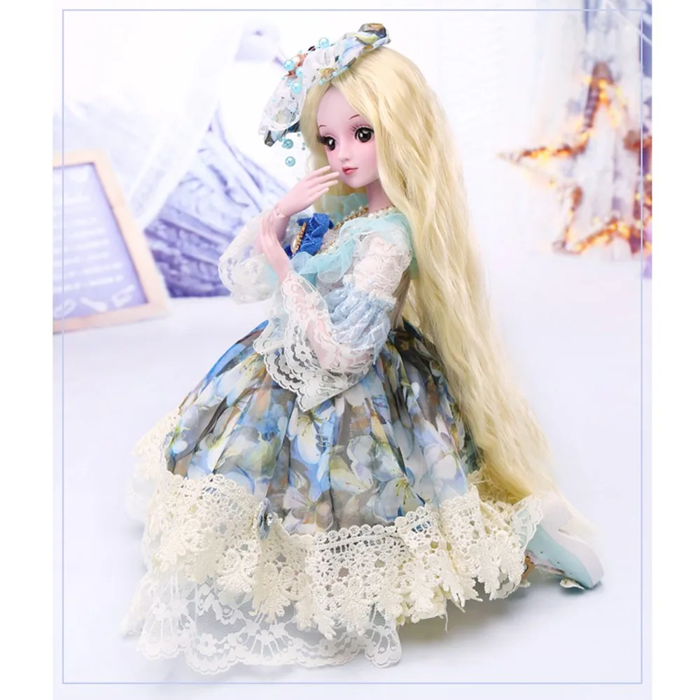 1/3 BJD кукла 60 см/23,6 ''Высота 19 шарнирные куклы(парик+ обувь+ одежда+ волосы+ глаза+ макияж) Коллекция игрушек полный набор