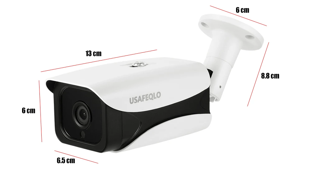 Usafeqlo 1080P POE мини Звездный уровень IP камера H.265 H.265+ 2.0MP sony IMX307 Водонепроницаемая камера видеонаблюдения