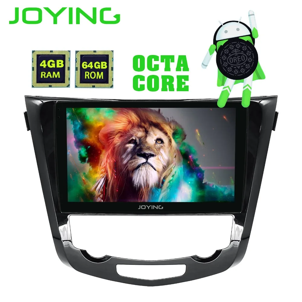 

JOYING 10.1" Octa Core Android 8 Car Stereo For Nissan Qashqai X-Trail 2014 2015 2016 Auto Radio RDS GPS Navigation Audio Video
