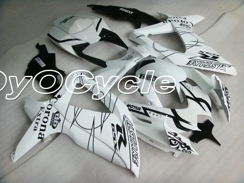 

For Suzuki 08-10 GSXR600 GSXR750 GSXR GSX-R 600 750 K8 K9 Motorcycle ABS Fairing Injection Bodywork Kit 2008 2009 2010 White