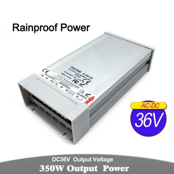 

Universal Outdoor Power Supply DC36V 350W LED Driver Transformer 220v 110v AC DC36V Power Adapter for LED Strip Modules Lighting