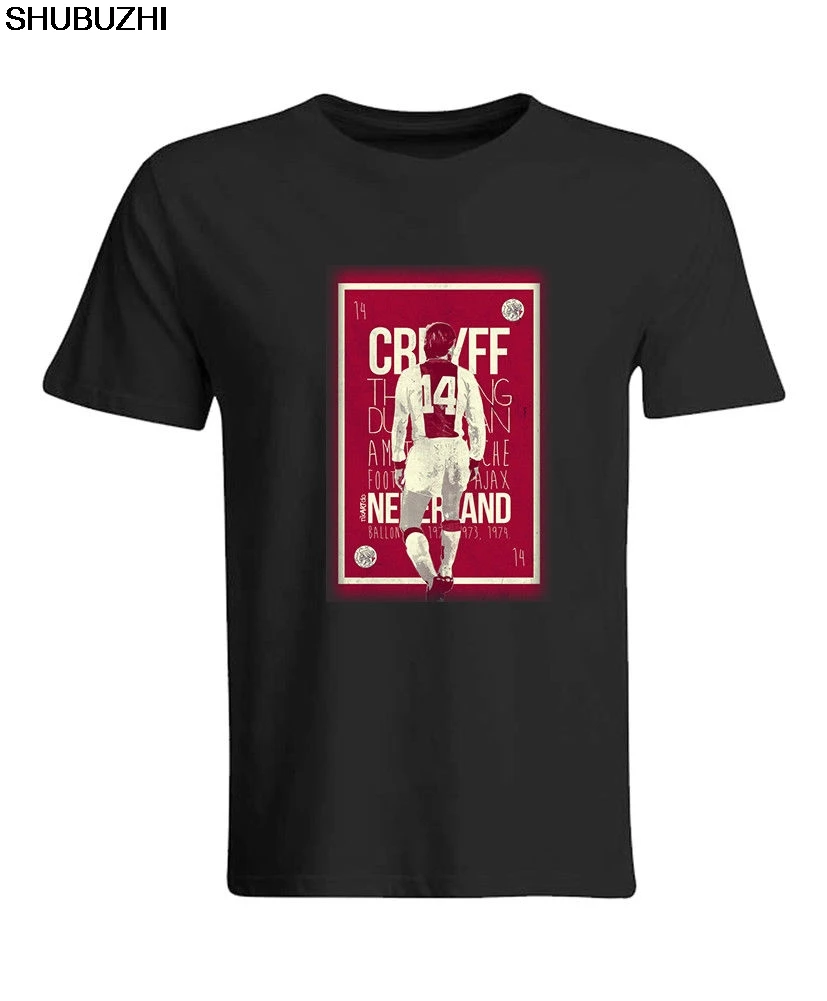 

Johan Cruyff Netherlands Footballer Shirt T-Shirt Top Vintage Look sbz1149