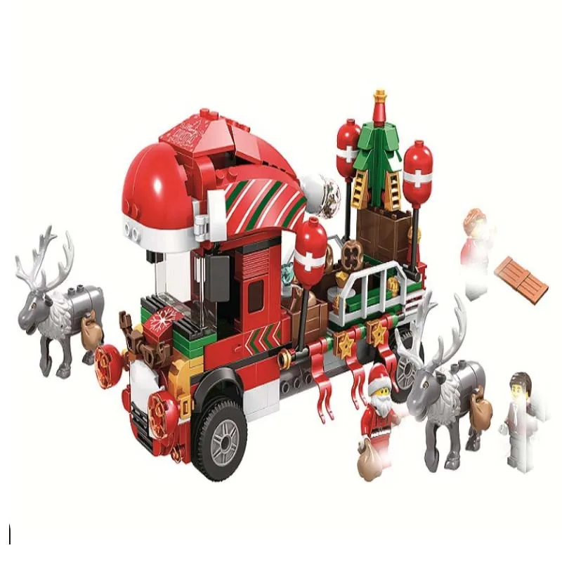 Girl Series Creator Holiday Creator Winter Village Christmas Hut Blocks Educational Brick Toy Figures Compatible With Legoingly