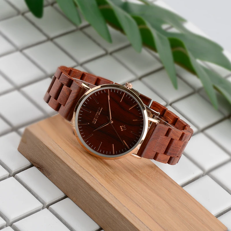 BEWELL WOODEN WATCH