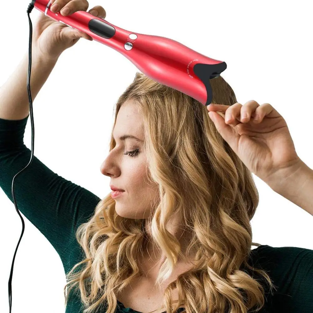 

360° Rotating Automatic Hair Curler Styling Roller Wave Spin Ceramic Negative Ionic Professional Salon Hair Curling Iron Tool