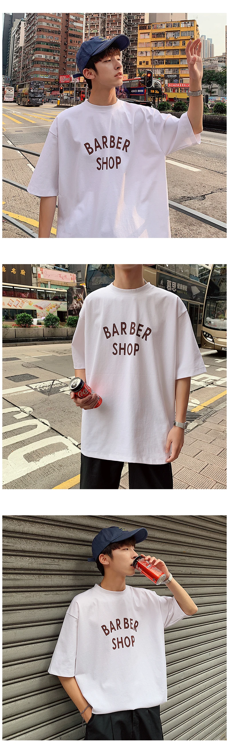 2019 новый корейский Versionof прилив мужской Harajuku Качество уличная Мужская свободная хлопковая личность супер огонь большой размер