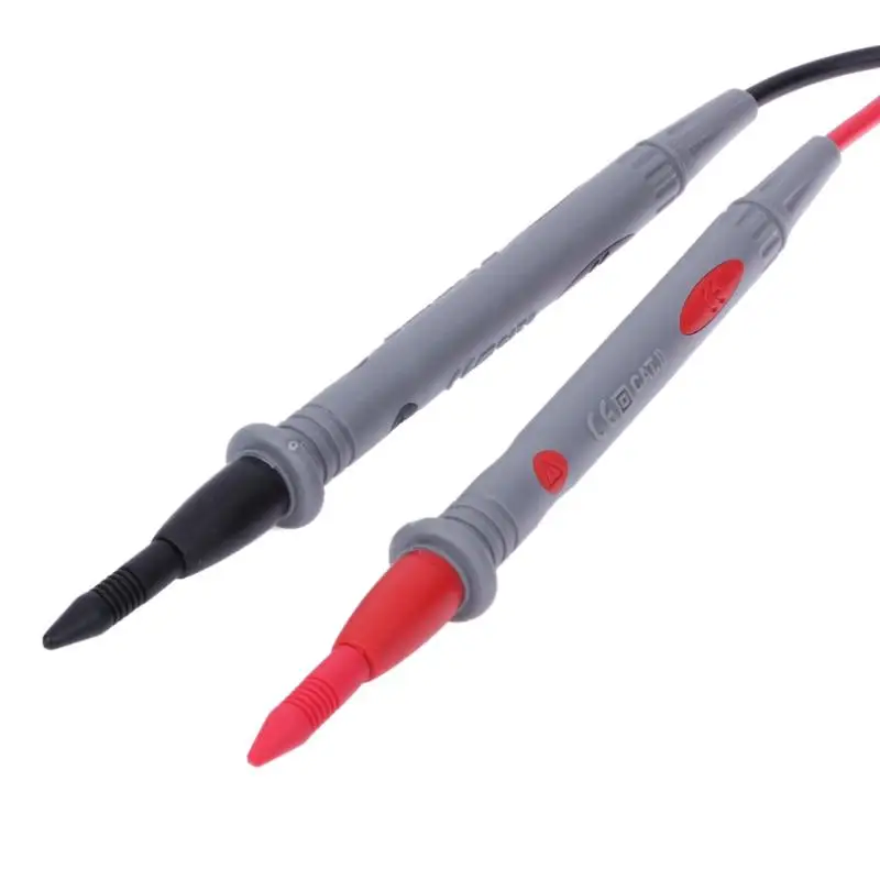 1 Pair Probe Test Leads Pin Digital Oscilloscope Multimeter Test Leads for Current Voltage Meter 20A 1000V Needle Tip Cable