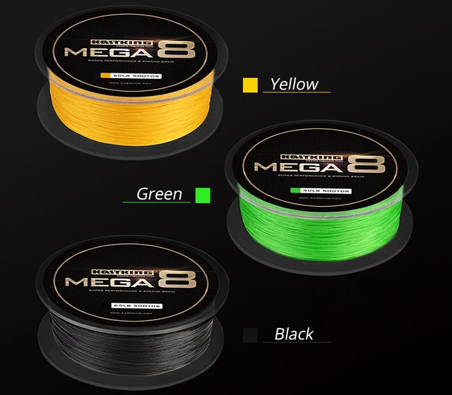 KastKing Brand Mega 8 274M 457M 8 Strand Japan PE Braided Fishing Line  Multifilament Fishing Wire for All Fishing 10-80LB