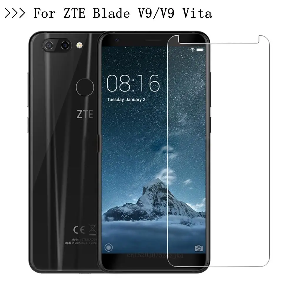 2.5D 0 26 мм с уровнем твердости 9 H из закаленного Стекло для zte лезвие V9 Экран