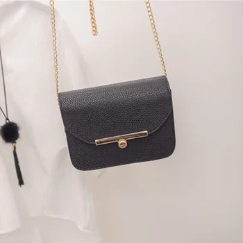 

2019 Women Handbag Litchi PU Bag Fashion Casual High-capacity Shopping Shoulder Bag Female Wear-resisting Messenger Bag