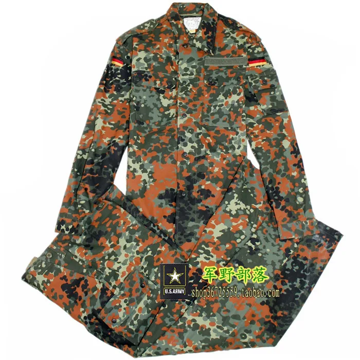 Военная форма США для мужчин, тренировочная форма, немецкая армейская форма джунглей, куртка и штаны, XS-XXL
