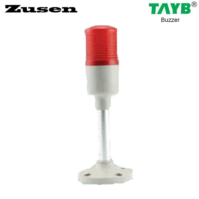 Zusen 40 мм сигнальная башенная лампа с зуммером фото/TB42-1T 12V 24V 110V 220V красный цвет led |