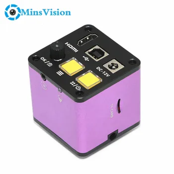 

New 1080P 16MP HDMI USB industrial video microscope camera TF card recorder electronic PCB mobile phone repair magnifier