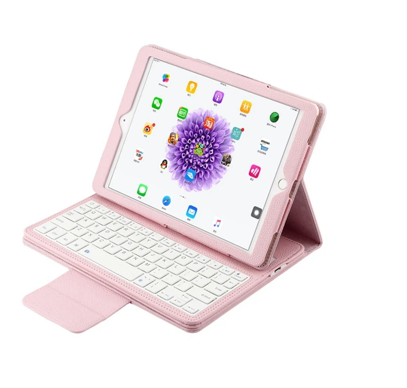 Для iPad Pro 9,7 беспроводной Bluetooth клавиатура чехол для iPad Pro 9,7() Съемный Планшет Флип кожаный чехол подставка+ стилус