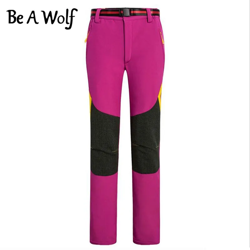 Ser un lobo senderismo acampar al aire libre pesca esquí caza ropa deporte ciclismo Trekking Softshell invierno hombres mujeres pantalón de esquí