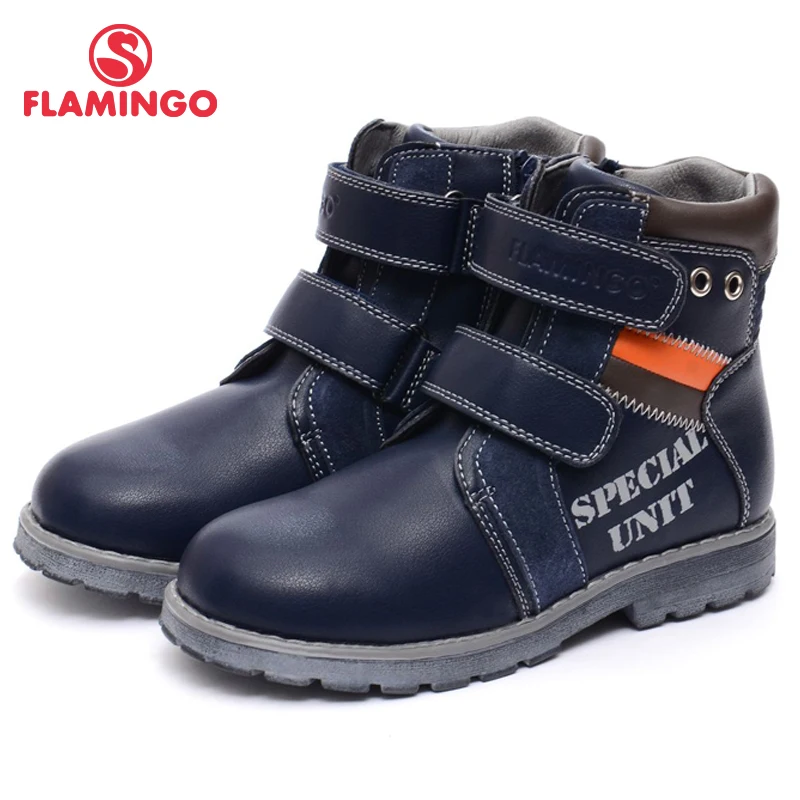 

FLAMINGO 2016 new collection autumn/winter fashion kids boots high quality anti-slip kids shoes for boys 52-XB138 /52-XB139